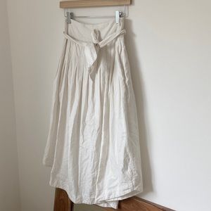 Cotton skirt , free people , size 0 skirt , midi skirt